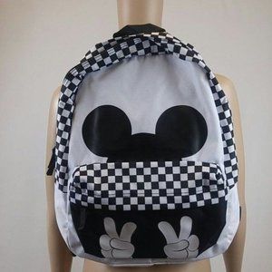 Vans x Disney Mickey 90th Anniversary Backpack, Checkerboard Mickey Womens NEW
